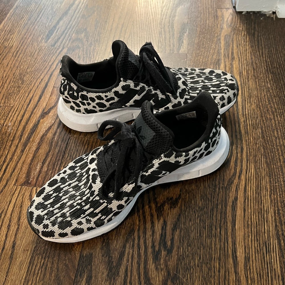 Women’s Adidas Leopard Print - size 8
